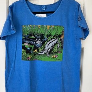 Crazy Shirts | B. Kliban Women's shirt NEW Skinny Dipping Cat Size Medium
